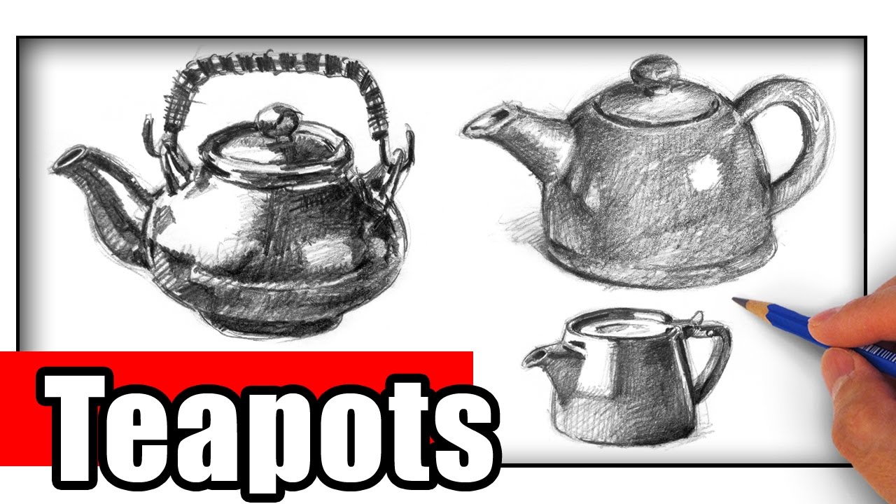 Antique Tea Pot Png  Drawing Teapot Png Transparent Transparent PNG   585x560  Free Download on NicePNG