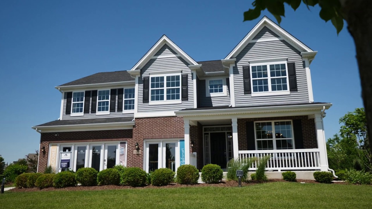 Kipling Estates Model Home Tour New Homes Shorewood, IL YouTube