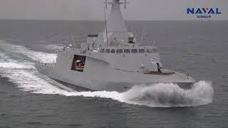 LORIENT  | 👨‍🎨  Naval Group 1ere corvette Gowind®2500 - BRETAGNE Télé