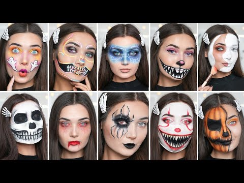 Video: How To Make Face Painting For Halloween