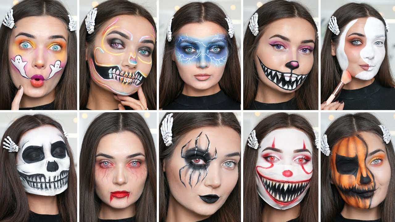 10 LAST MINUTE HALLOWEEN MAKEUP IDEAS!