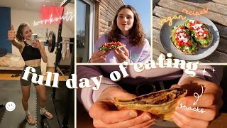 WHAT I EAT IN A DAY TO BUILD MUSCLE & GAIN WEIGHT ?vegan?