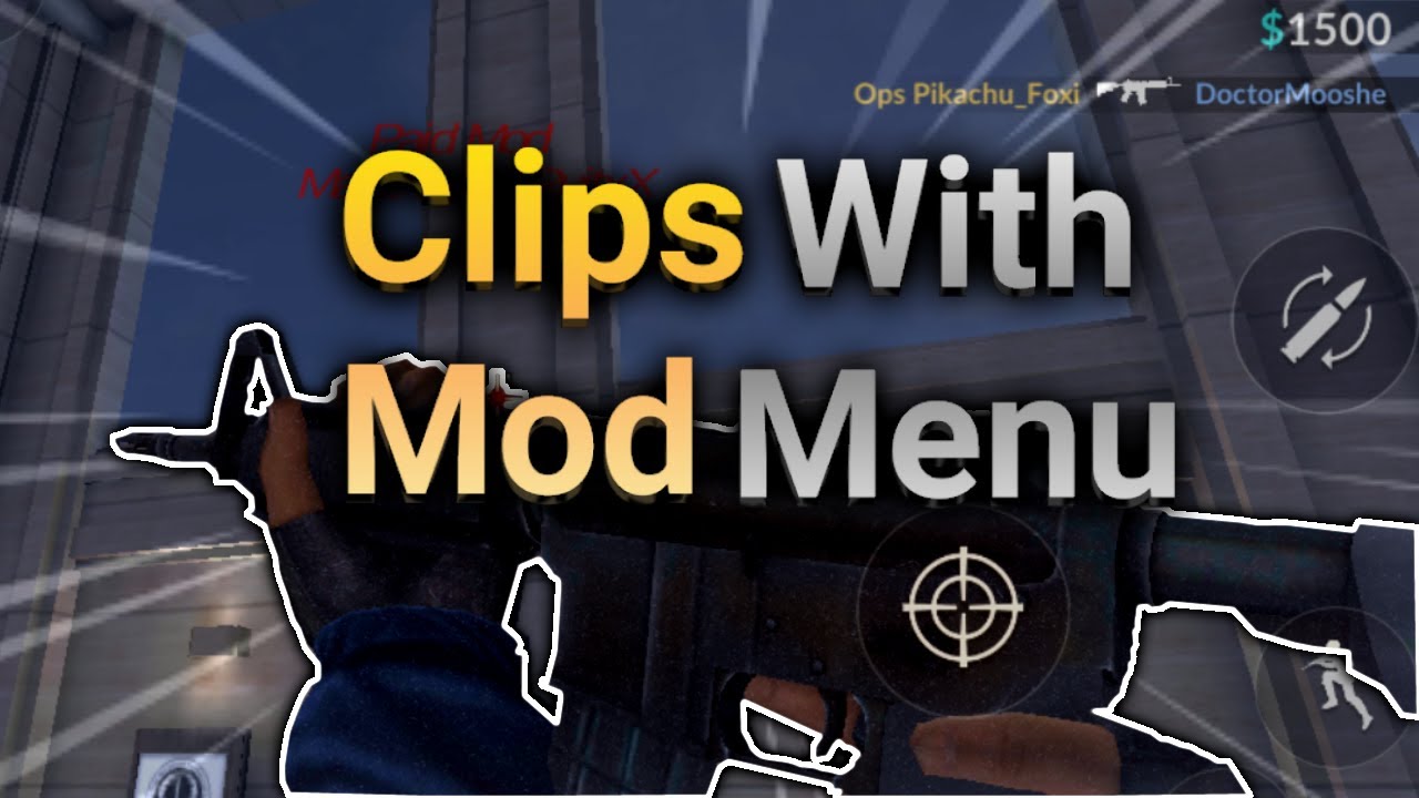 Clips With Mod Menu | Critical Ops - YouTube