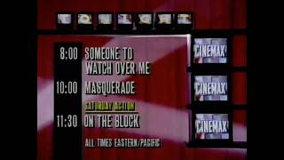 Cinemax Movie Bumper 1992