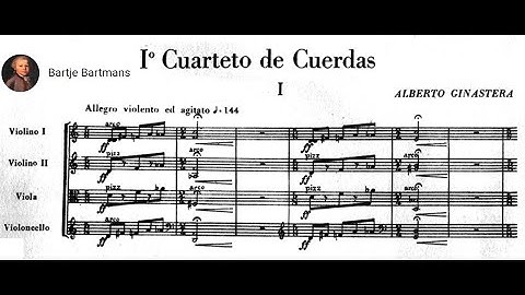 Alberto Ginastera - String Quartet No. 1, Op. 20 (1948)