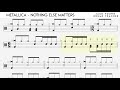 Nothing Else Matters - Metallica - Drums Notation 🎵