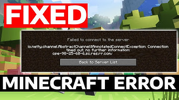 How To Fix Minecraft io.netty.channel.abstractchannel$ Error