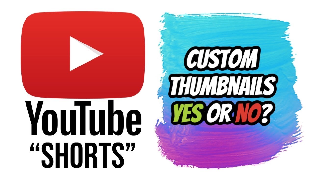YouTube Shorts - SHOULD I MAKE CUSTOM THUMBNAILS? - YouTube