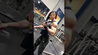 Kristen Nun Fitness Bodybuilder At Gym Workout