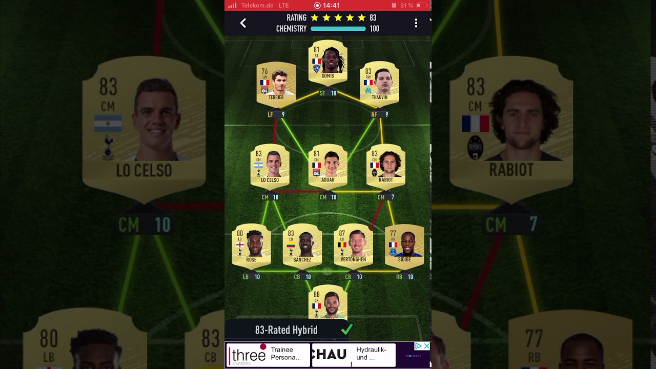 83-Rated Hybrid - Aubameyang // Pacybits 20 SBC