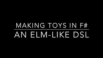 An Elm-Like DSL in F#