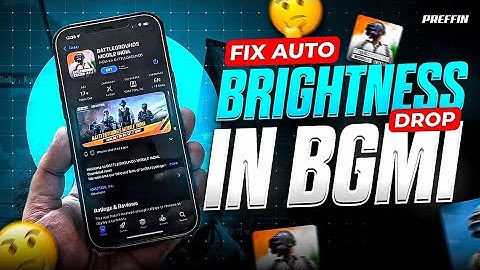 FIXED iPhone Automatic Brightness Drop Problem in Bgmi/Pubg 1000% | iPhone Automatic Brightness Off