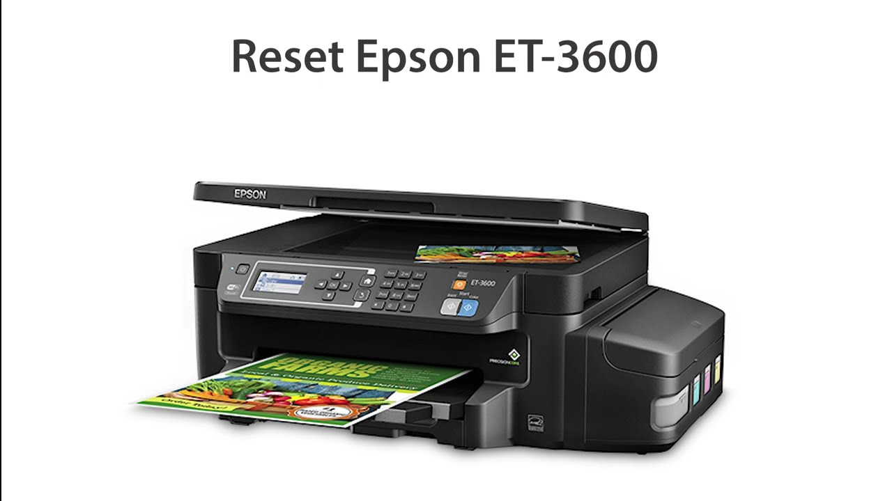Reset Epson ET 3600 Wicreset Key