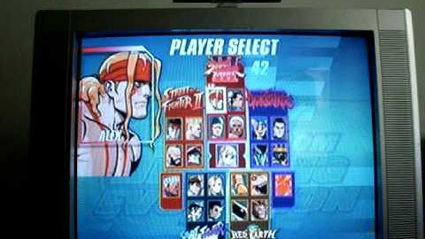 Xbox 1 Capcom Fighting Evolution GamePlay With Team Alex And Shin Akuma.AVI