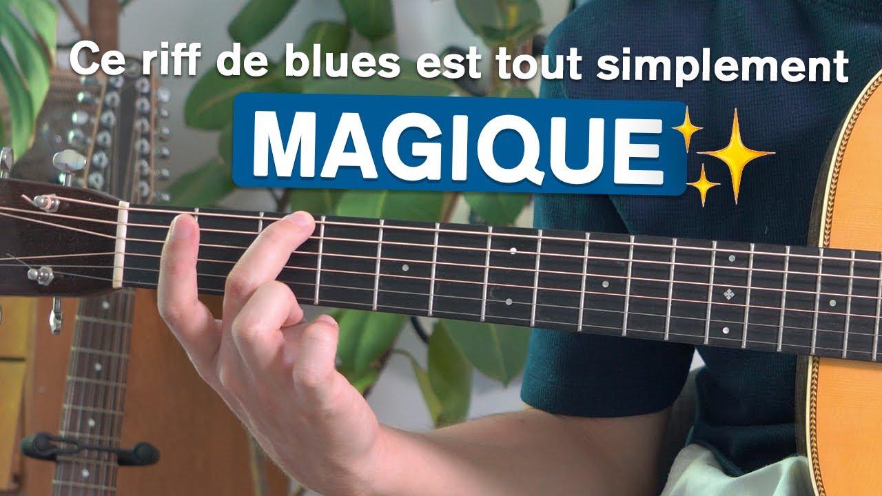 Ce RIFF DE BLUES est trop CLASSE à jouer à la guitare ✨