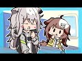 ころさんと夏休みアメリカ旅行ロケをするために飛行機に乗るししろん ホロライブ切り抜き漫画 獅白ぼたん 戌神ころね 手描き 