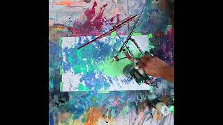 Art Robot 2.0 p.n. III creating an abstract painting #art #robot