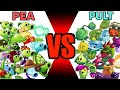Team plants Pea vs Team plants pult. Who will win?. Plants vs plants.