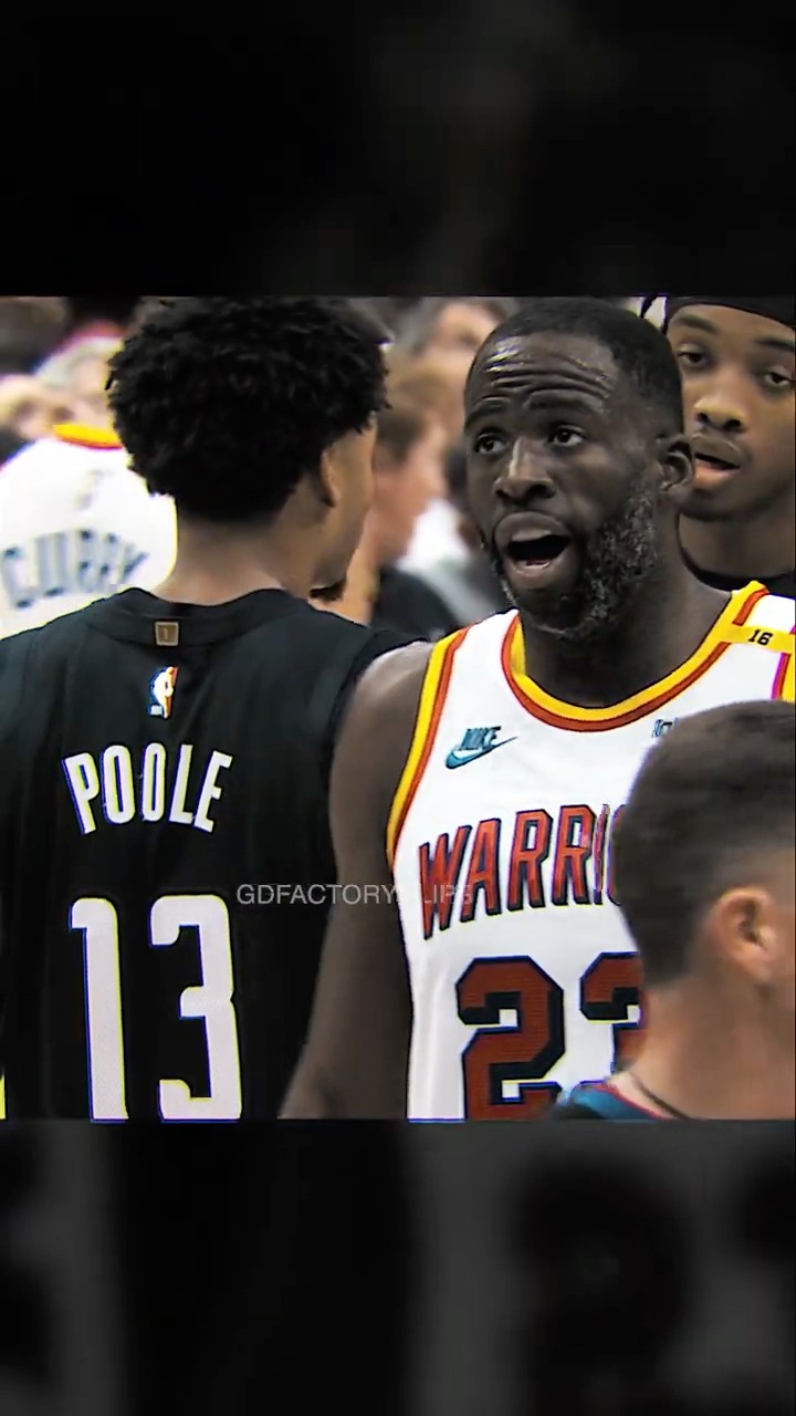 Poole \u0026 Draymond were going at it ?