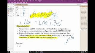 Chem 11 BC unit 8 1F Electronic Configuration Core and Ion Notation 3of3
