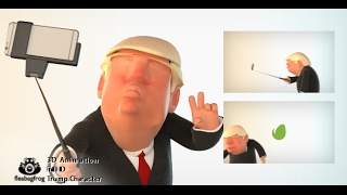 After Effects Template: Selfie Logo with Trump Character screenshot 4