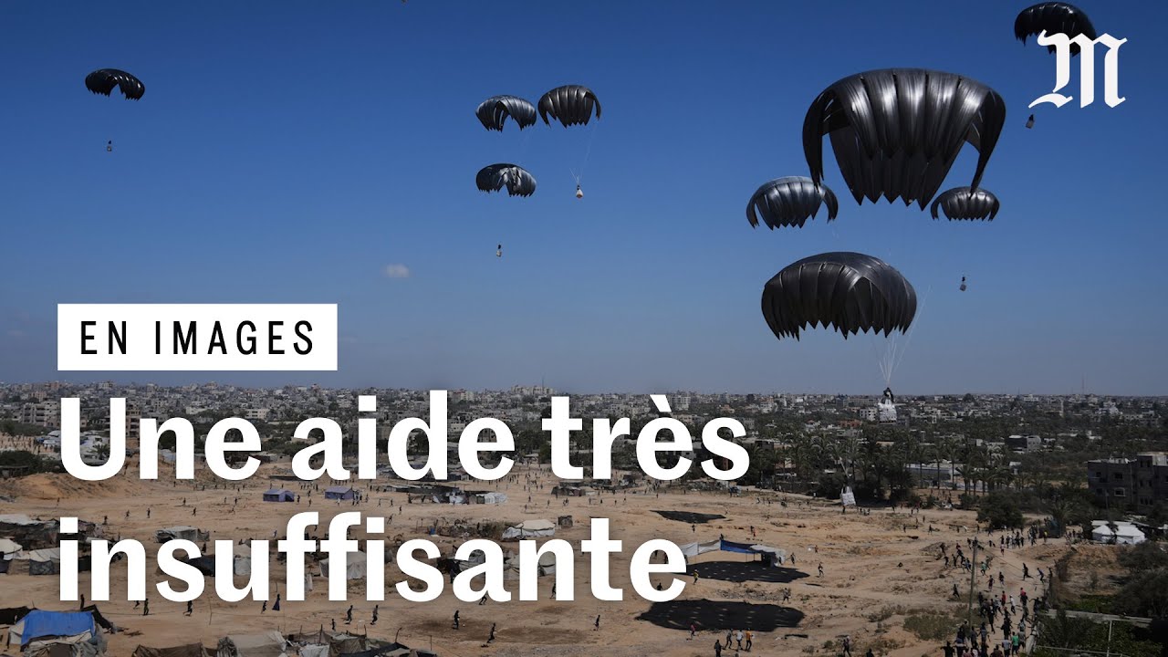 Aide humanitaire larguée à Gaza : une méthode « coûteuse » et « dangereuse »