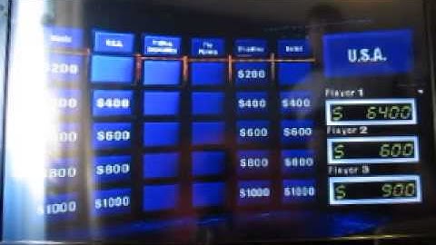 Jeopardy! Playstation Run: Game 1, Part 2