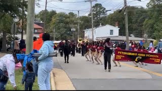 Petersburg Hs Marching Band (Homecoming parade).