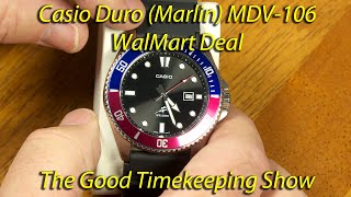 Another Great WalMart Deal on the MDV-106 Casio Duro (Marlin) by Greg Anderson - The Good Timekeeper 7,777 views 1 year ago 15 minutes
