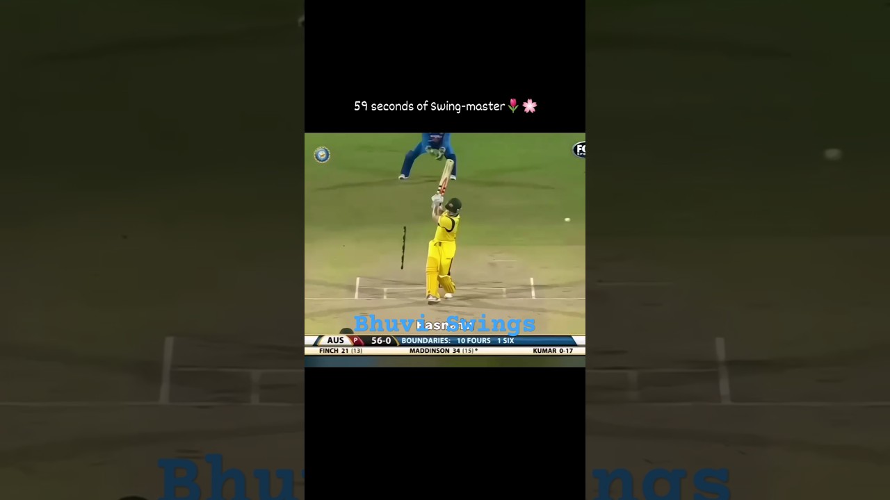 Bhuvaneshwar Kumar Swing Bowling clean bowled wickets 