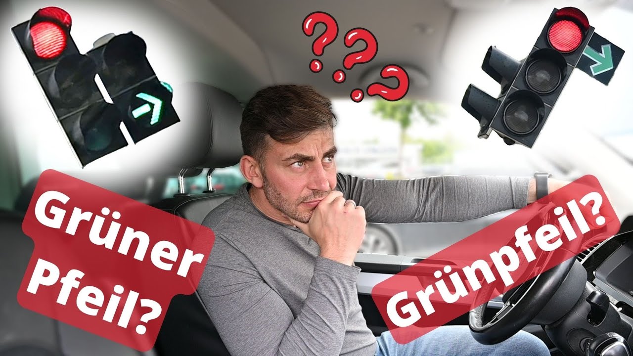 Grünpfeil vs. GRÜNER PFEIL? Das ist der Unterschied!
