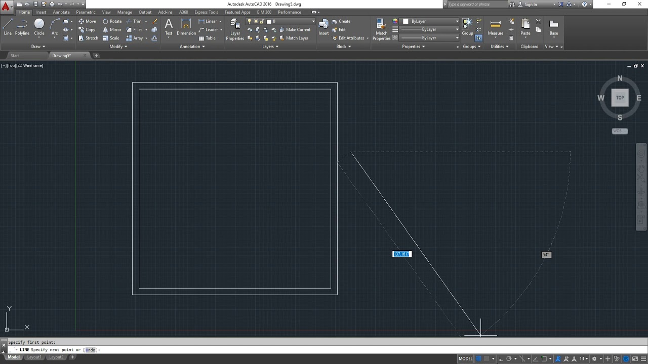 Autocad - How To Draw Walls With Double Lines