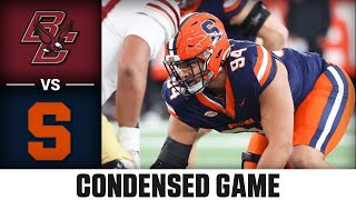 Boston College vs Syracuse Condensed Game | 2025 ACC Football