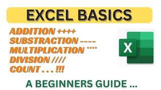 Microsoft Excel Basic Functions for ALL ||Addition, Subtract, Multiplication and many more ...!!!