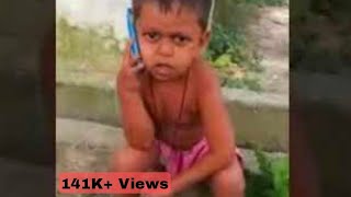 Kaat ke fenk de ganga ma funny calling by kid