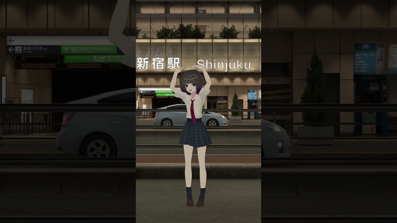 【おうち3D】らぱっぱ☆PARTNER! / 岡咲美保 #踊ってみた #shorts #vtuber #vrchat