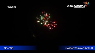 Maxsem Fireworks SF-398A (1'' 8 shots) Roman Candle