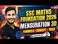 Maths Mensuration 3D class -9 l SSC CGL SSC GD Railway NTPC Group -d l Maths By -Santosh Sir
