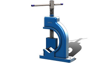 SolidWorks Tutorial # 360: one sided pipe vise - pipe vise 1