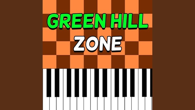 sonic green hill zone piano tutorial｜TikTok Search