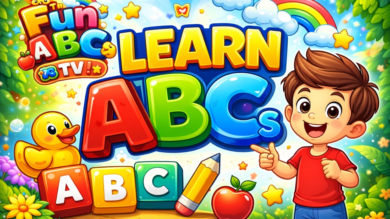 ABC Phonics Song for Kids | Alphabet Learning A to Z | Fun Alphabet TV ...