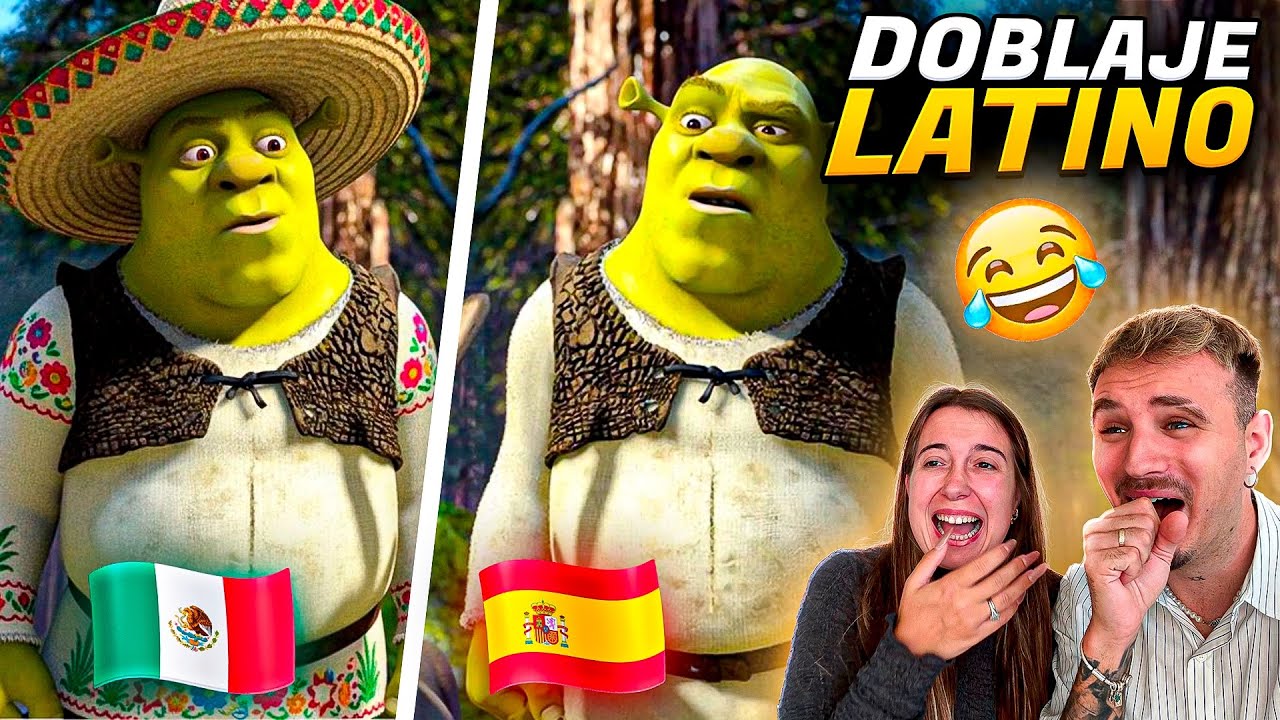 🇪🇸 REACCIÓN a DOBLAJE LATINO vs ESPAÑOL 🇲🇽 **no entiendo nada!!!**