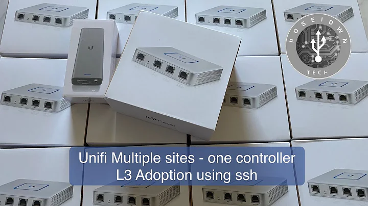 How to control Unifi multiple sites in one controller. L3 Adoption using ssh