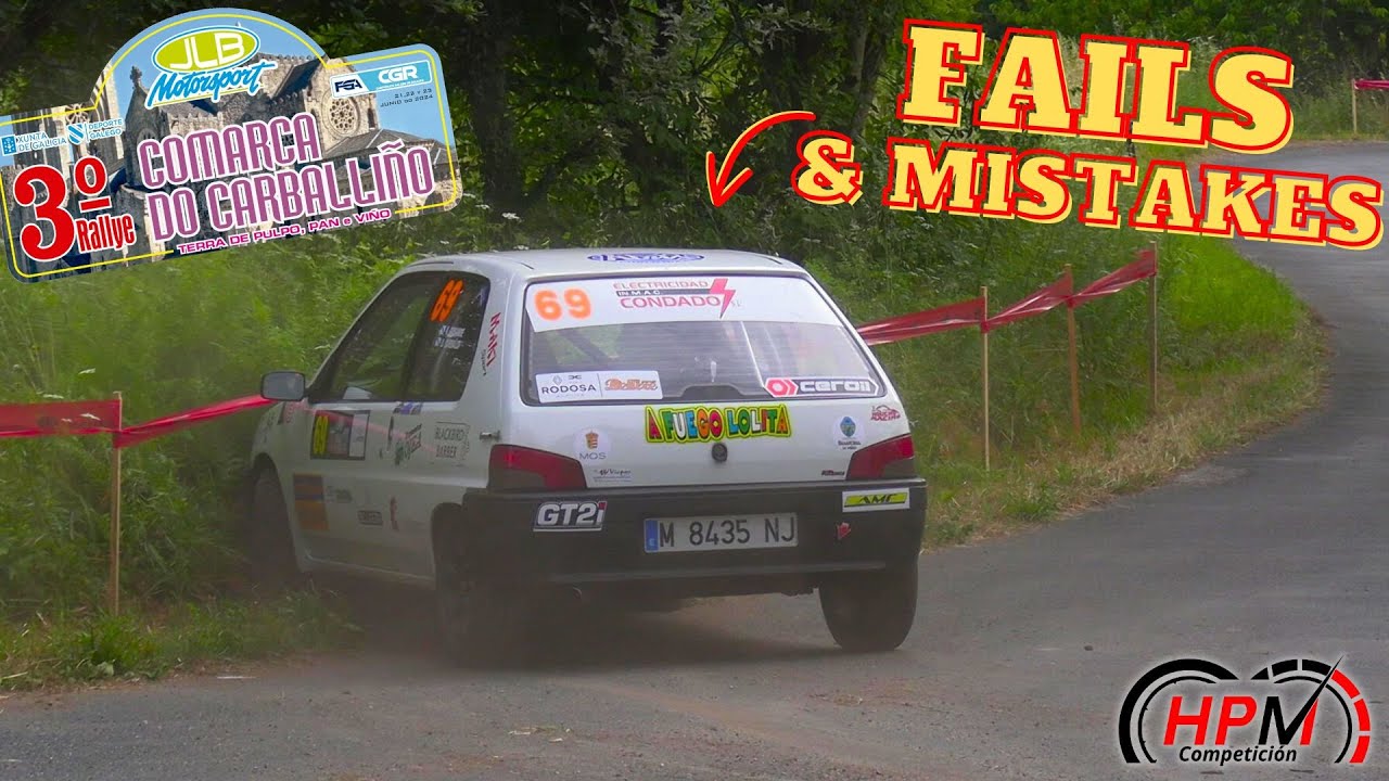 3º Rallye Comarca de Carballiño 2024 - FAILS & MISTAKES