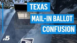Mail-in ballot application mistake confuses North Texans video | NBC DFW