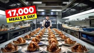 How Aircraft Carriers Prepare 17,000 Meals a Day  COMPILATION