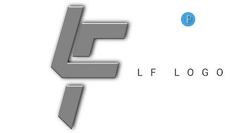 DESIGN AN AMAZING LETTERS LF LOGO  IN MINUTES! #pixellab #viraldesign #logo #nice  @FaizyNhidz ​ ​
