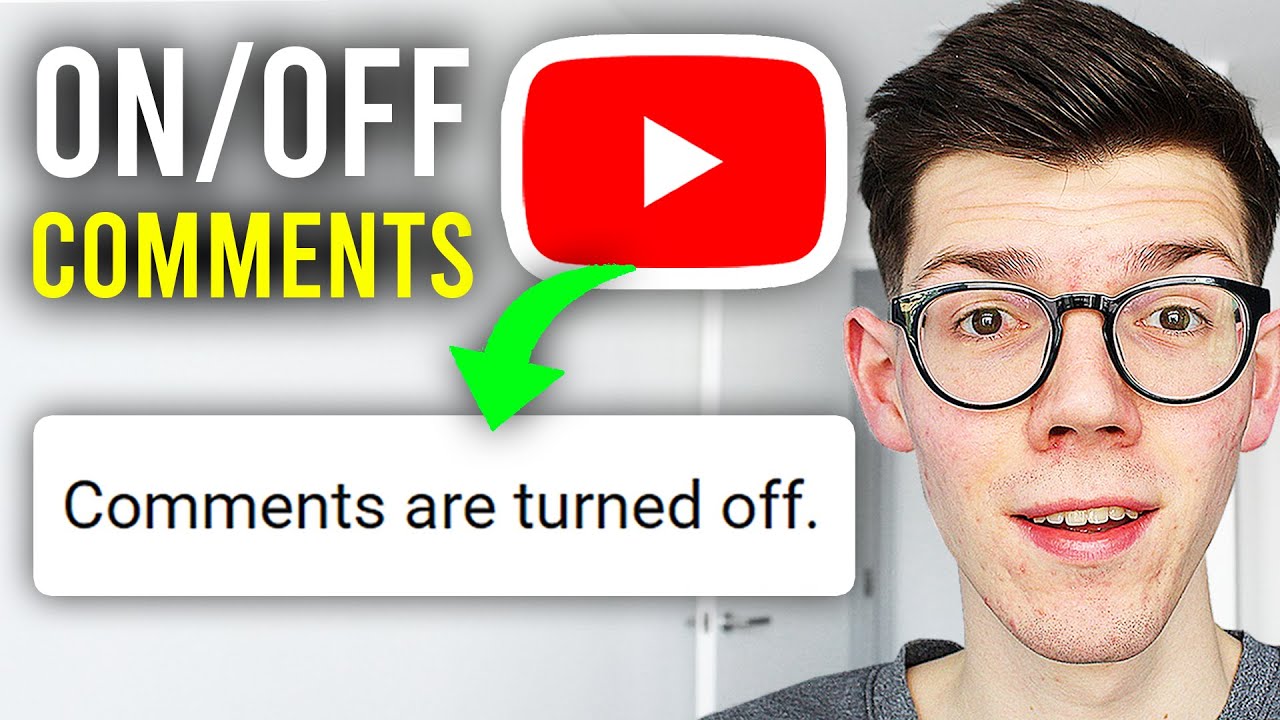 How To Turn On and Off Comments On YouTube On Computer - Full Guide ...