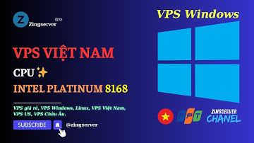 VPS Việt Nam, VPS Windows tốc độ cao, CPU Intel Platinum 8168