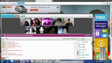 TINY CHAT ROOM FREEZE 2013